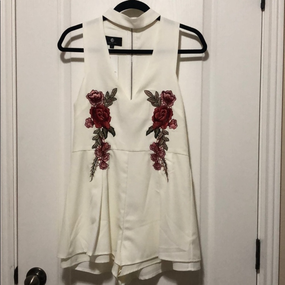 Lily Rosie Girl Floral Romper